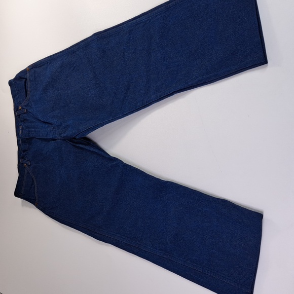 Wrangler Cowboy Cut 13MWZ Slim Fit Blue Jeans Size 36 x 28.5 - Picture 9 of 15